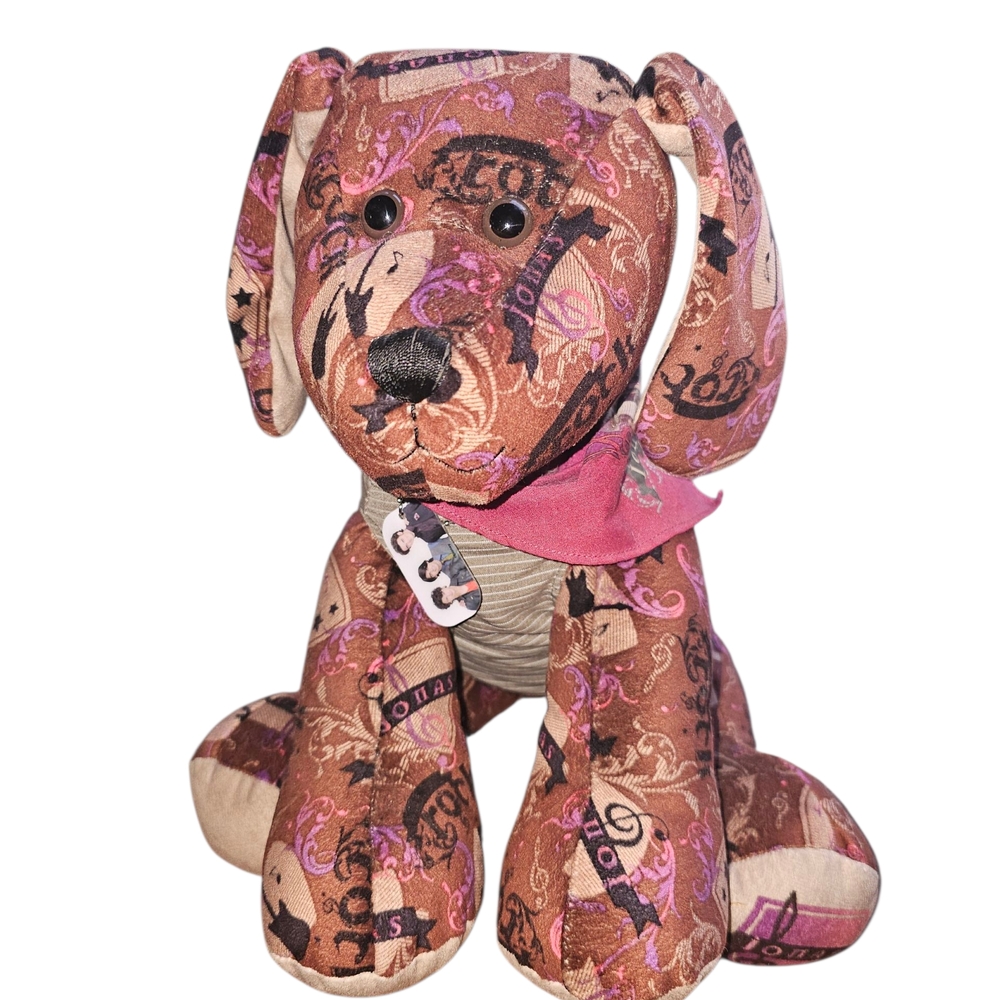 Build A Bear music Jonas Brothers Plush Dog Great Condition